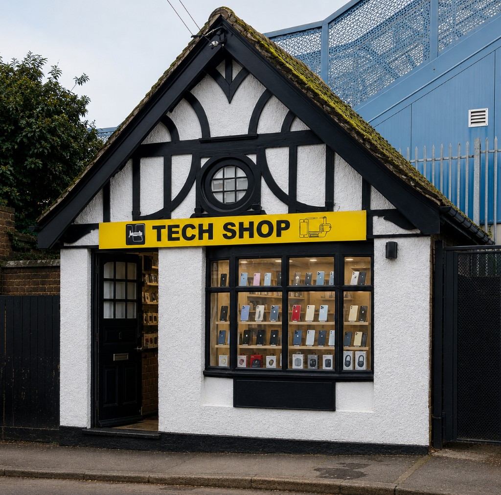 iSafe Gadgets Tech Shop storefront at 9 Station Avenue, Walton-on-Thames